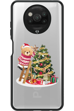 Christmas Bear (Transparent) - Xiaomi Poco X3 Pro