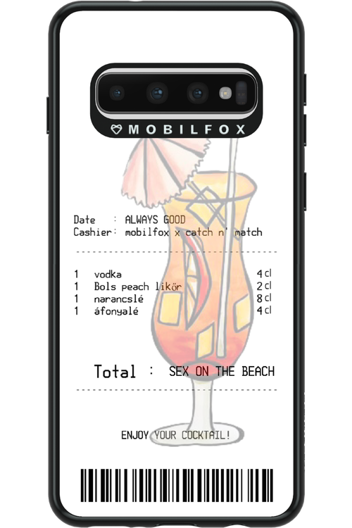 sex on the beach koktél - Samsung Galaxy S10