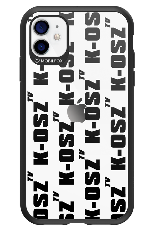 K-osz Transparent Black - Apple iPhone 11