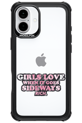 When it goes sideways - Apple iPhone 16 Plus