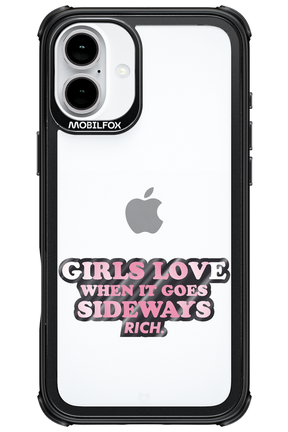 When it goes sideways - Apple iPhone 16 Plus