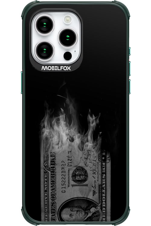 Money Burn B&W 2.0 - Apple iPhone 15 Pro Max