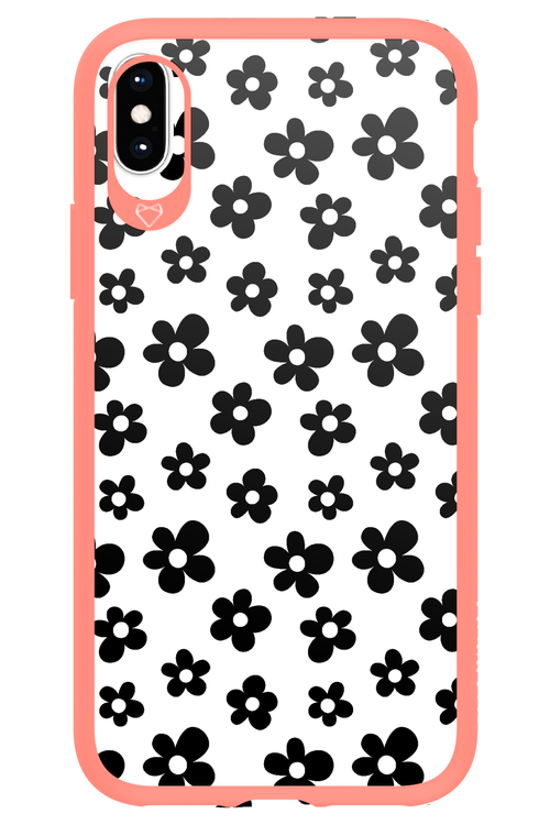 Monochrome Flowers  - Apple iPhone XS