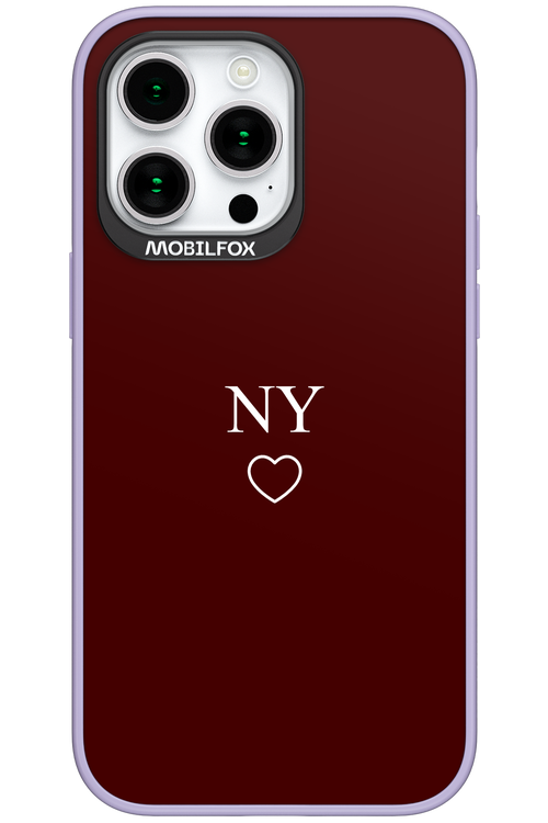 NY Burgundia 2.0 - Apple iPhone 15 Pro Max