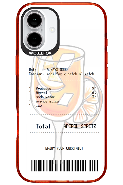 aperol spritz cocktail - Apple iPhone 16 Plus
