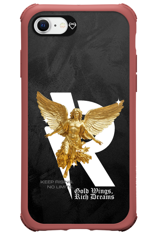 Gold Wings - Apple iPhone 8