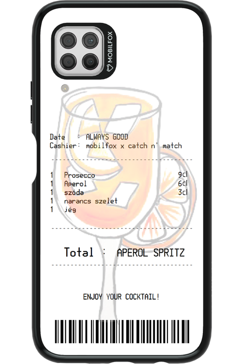 aperol spritz koktél - Huawei P40 Lite