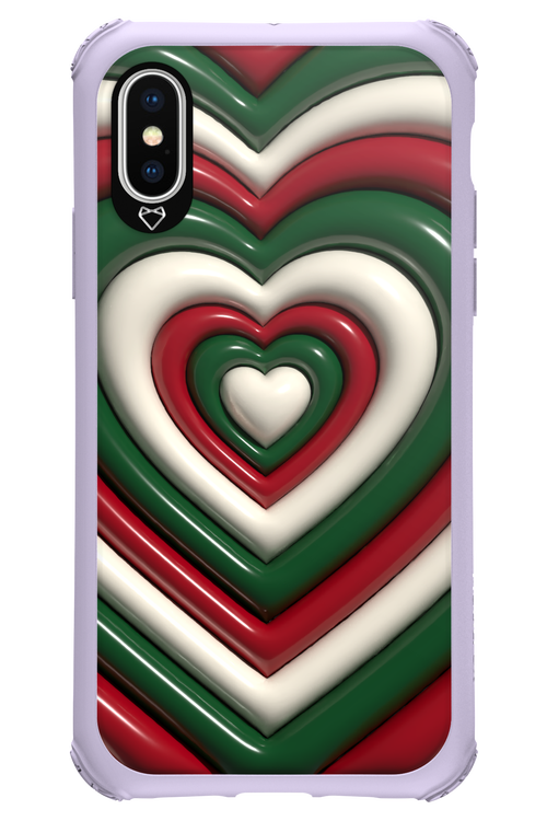 XMAS Hearts - Apple iPhone XS