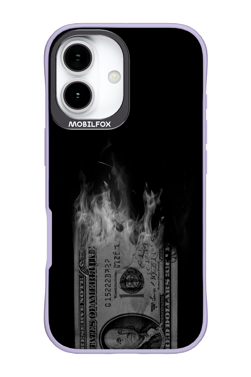 Money Burn B&W - Apple iPhone 17