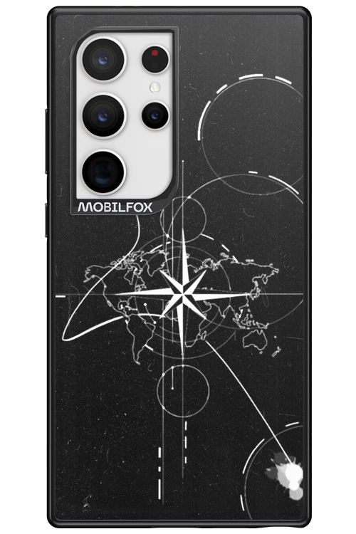 World Traveler Black - Samsung Galaxy S24 Ultra