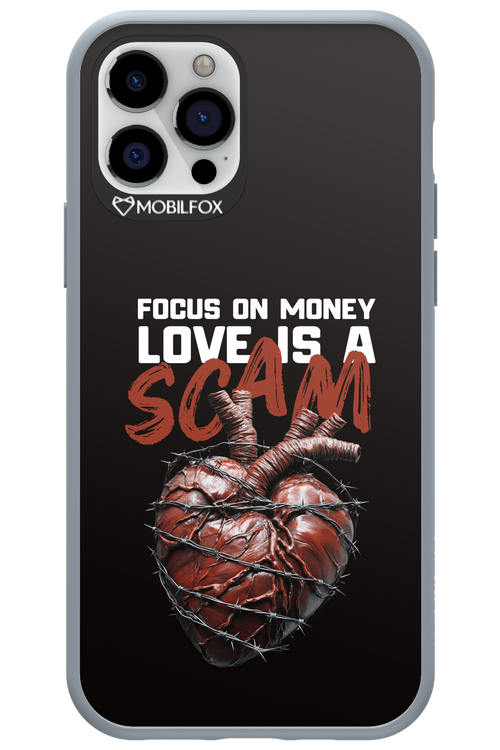 Focus on money, love is a scam - Apple iPhone 12 Pro
