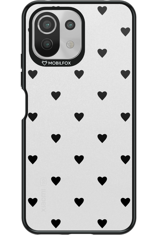 Hearts Transparent - Xiaomi Mi 11 Lite (2021)