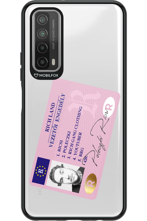 Vezetői engedély - Huawei P Smart 2021
