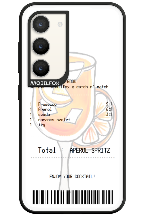 aperol spritz koktél - Samsung Galaxy S23