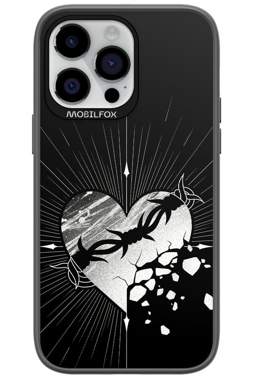 Fehér Szív - Apple iPhone 14 Pro Max