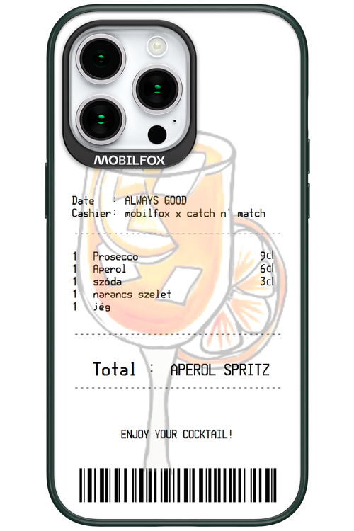 aperol spritz koktél - Apple iPhone 15 Pro Max