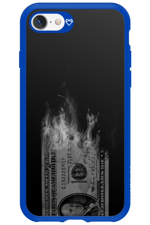 Money Burn B&W - Apple iPhone 7