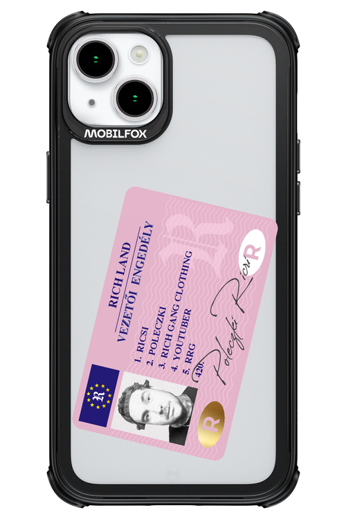 Vezetői engedély - Apple iPhone 15 Plus