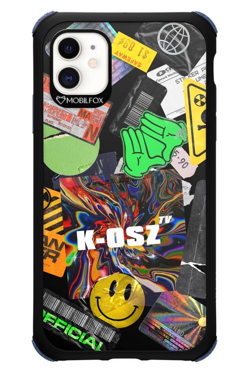 K-osz Sticker Black - Apple iPhone 11