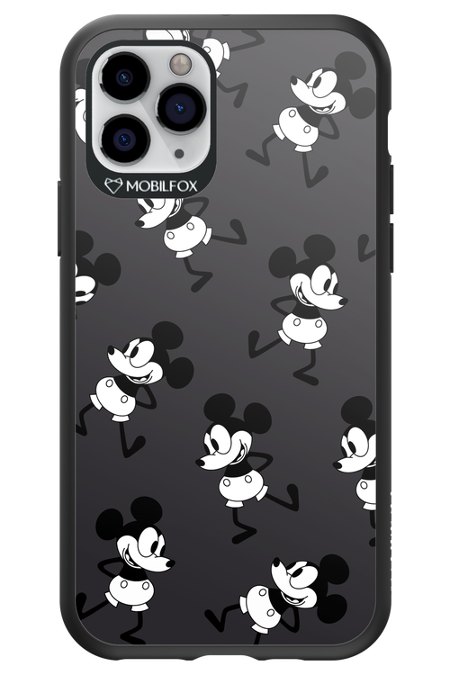 Iconic Mouse (antracite pattern) - Apple iPhone 11 Pro