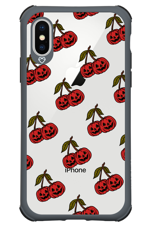 Spicey Pumpkin (Transparent) - Apple iPhone XS