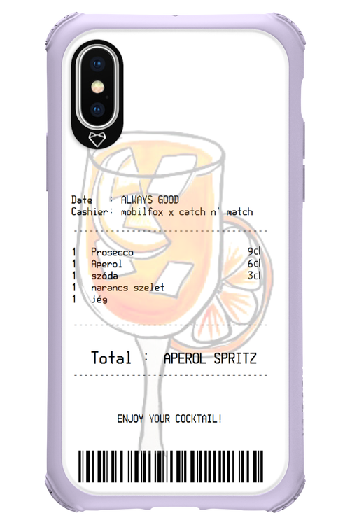 aperol spritz koktél - Apple iPhone X