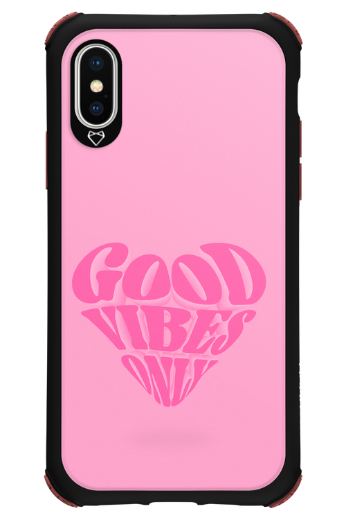 Good Vibes Heart - Apple iPhone X