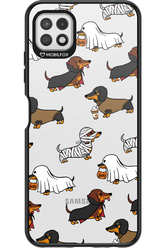 Scary Dachshund (Transparent) - Samsung Galaxy A22 5G