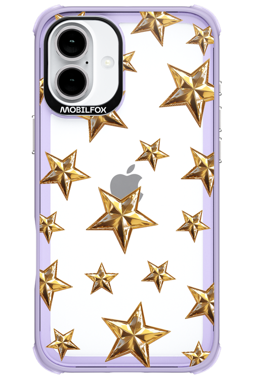 Gold Stars - Apple iPhone 16 Plus