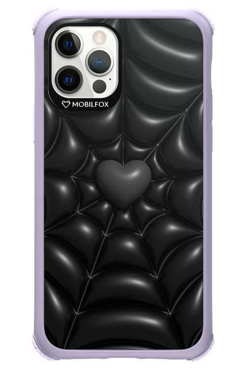 Black Spider Heart - Apple iPhone 12 Pro