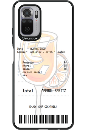 aperol spritz koktél - Xiaomi Redmi Note 10