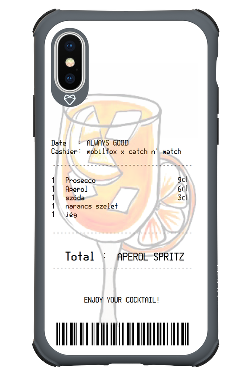 aperol spritz koktél - Apple iPhone X