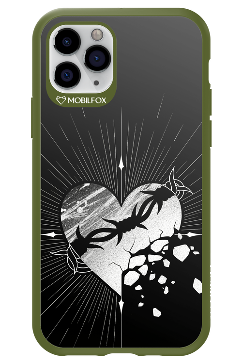 Fehér Szív - Apple iPhone 11 Pro