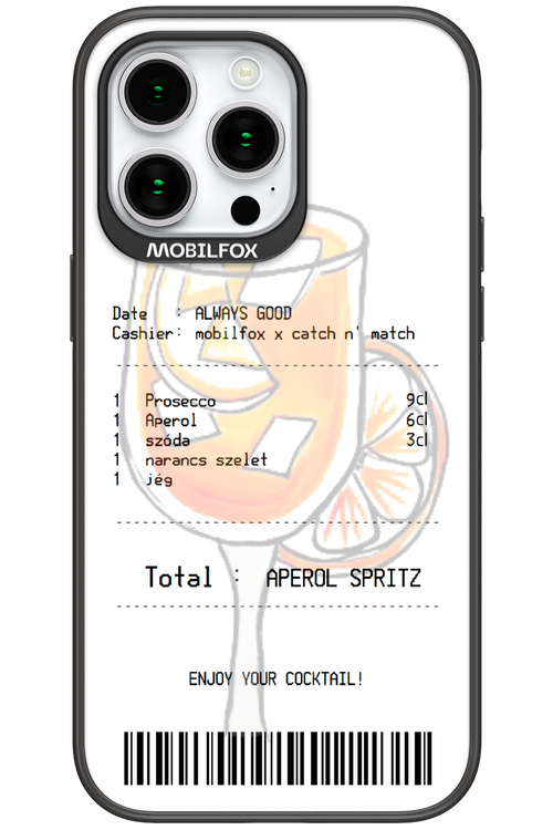 aperol spritz koktél - Apple iPhone 15 Pro Max