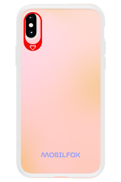 Pastel Peach - Apple iPhone X