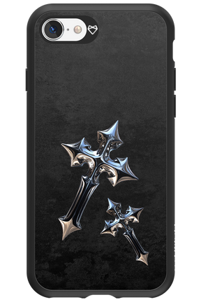 Chrome Crosses - Apple iPhone 8