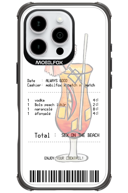 sex on the beach koktél - Apple iPhone 16 Pro