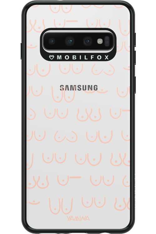 Boobies (Peach) - Samsung Galaxy S10