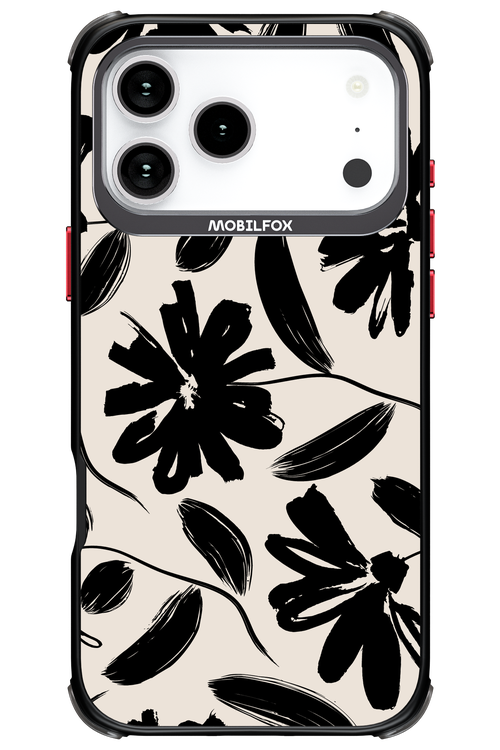 Monochrome Flowerss - Apple iPhone 17 Pro Max