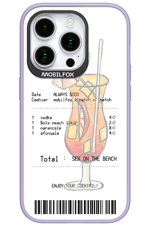sex on the beach koktél - Apple iPhone 15 Pro