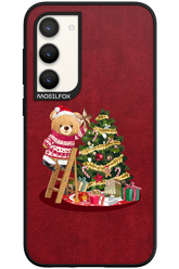 Christmas Bear (Burgundy) - Samsung Galaxy S23 Plus