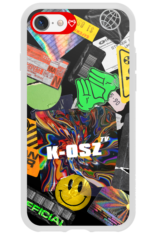 K-osz Sticker Black - Apple iPhone 7