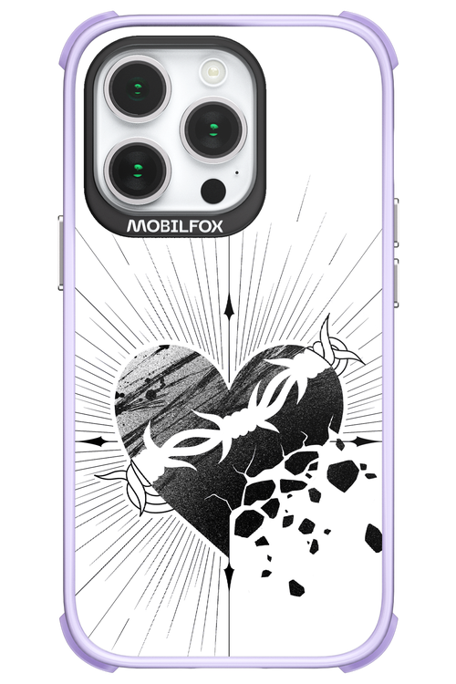 Fekete Szív - Apple iPhone 14 Pro