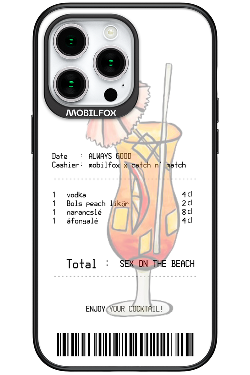 sex on the beach koktél - Apple iPhone 15 Pro Max
