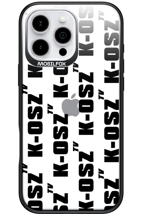 K-osz Transparent Black - Apple iPhone 16 Pro Max