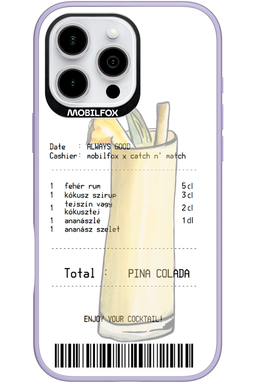 pina colada koktél - Apple iPhone 16 Pro Max