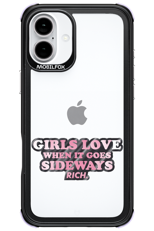 When it goes sideways - Apple iPhone 16 Plus