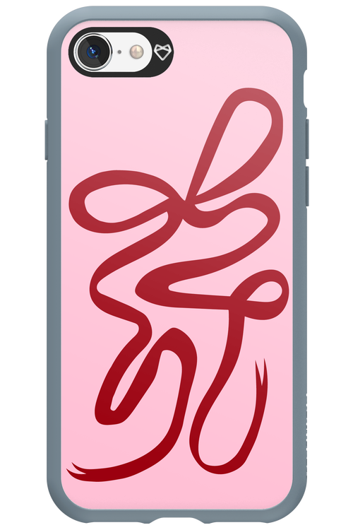 Burgundy Bow - Apple iPhone SE 2020
