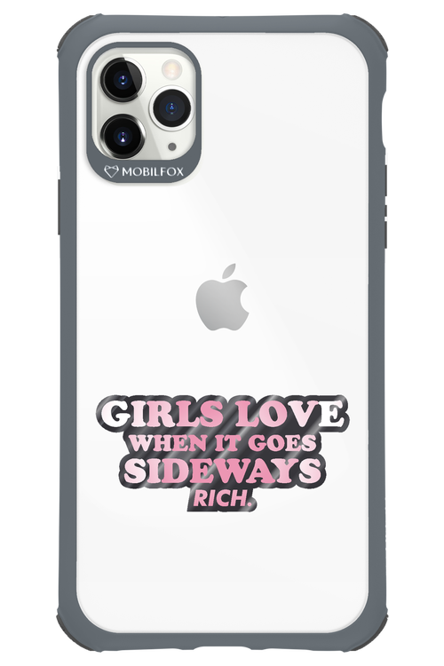 When it goes sideways - Apple iPhone 11 Pro Max