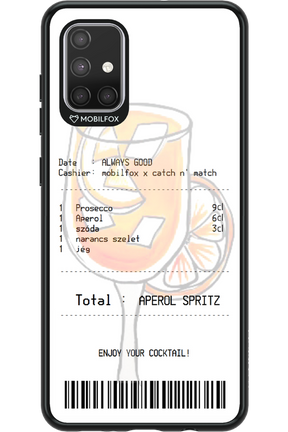 aperol spritz koktél - Samsung Galaxy A71